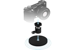 SABRENT Rubber Coated Magnetic Mount for Action Cam/Cameras and Small DSLR (CS-MG88)