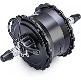 Electric Bicycle Hub Motor, 48V 1000W 9Pins Rear Wheel Motor, IP65 Waterproof Aluminum Alloy Construction, Compatible with 20/24/26-inch Rims. 34MPH, Suitable for DIY Electric Bicycle Conversions