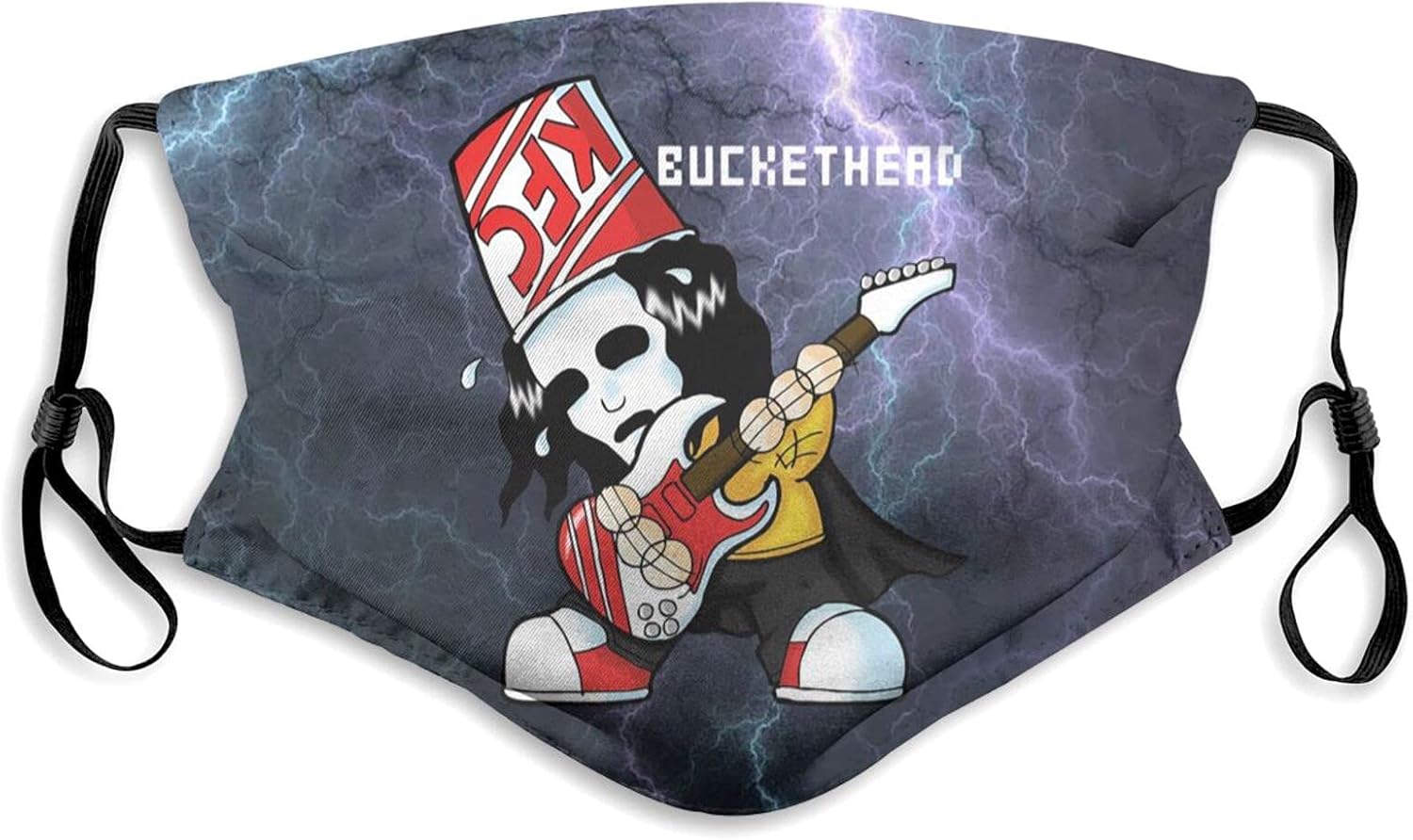 Buckethead Face Mask Adjustable Adult Men's Dust Reusable Mask Unisex
