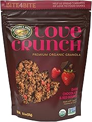 Love Crunch Organic Dark Chocolate & Red Berries Granola, 11.5 oz (Pack of 1), Vegan, Non-GMO, Fair Trade, by Nature's Path