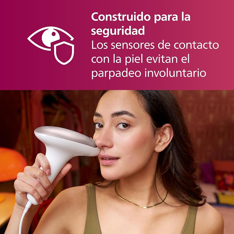 Lumea serie 7000, dispositivo de depilación IPL, alternativa de depilación láser, 3 accesorios para el cuerpo, la cara y la zona del bikini, modelo SC1999/00