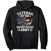 Proud USA Flag Veteran Of The United States Army Veteran Pullover Hoodie
