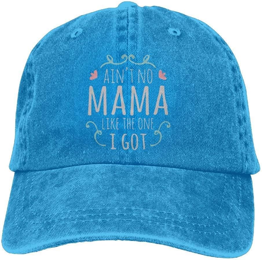 Ain't No Mama Like The One I Got Unisex Baseball Caps Denim Hats Cowboy