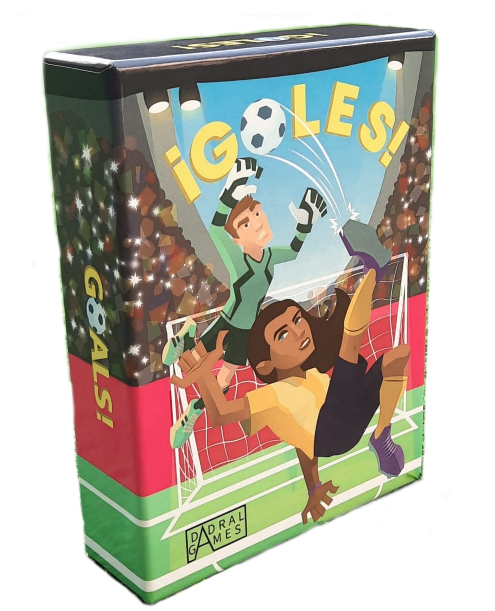 Dadral Games - ¡GOALS! Football Card Game | For the whole family | Adults and children from 6 years old | 2 to 6 players | Multilingual, Multicolored, Cardboard