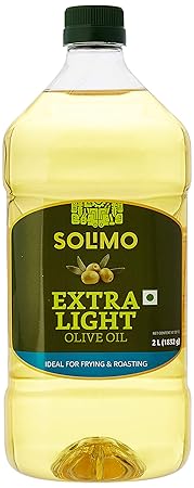 Amazon Brand - Solimo Extra Light Olive Oil, 2L