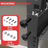 Pyle 1U 19 inch Ventilated Shelf 50 kg Capacity 10-Pack Server Rack Shelves view 4