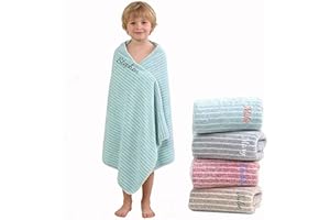 Personalized Embroidered Bath Towel for Kid, Custom Name Soft Absorbent Towel, Lightweight Quick Dry Spa Shower Wrap, Monogra