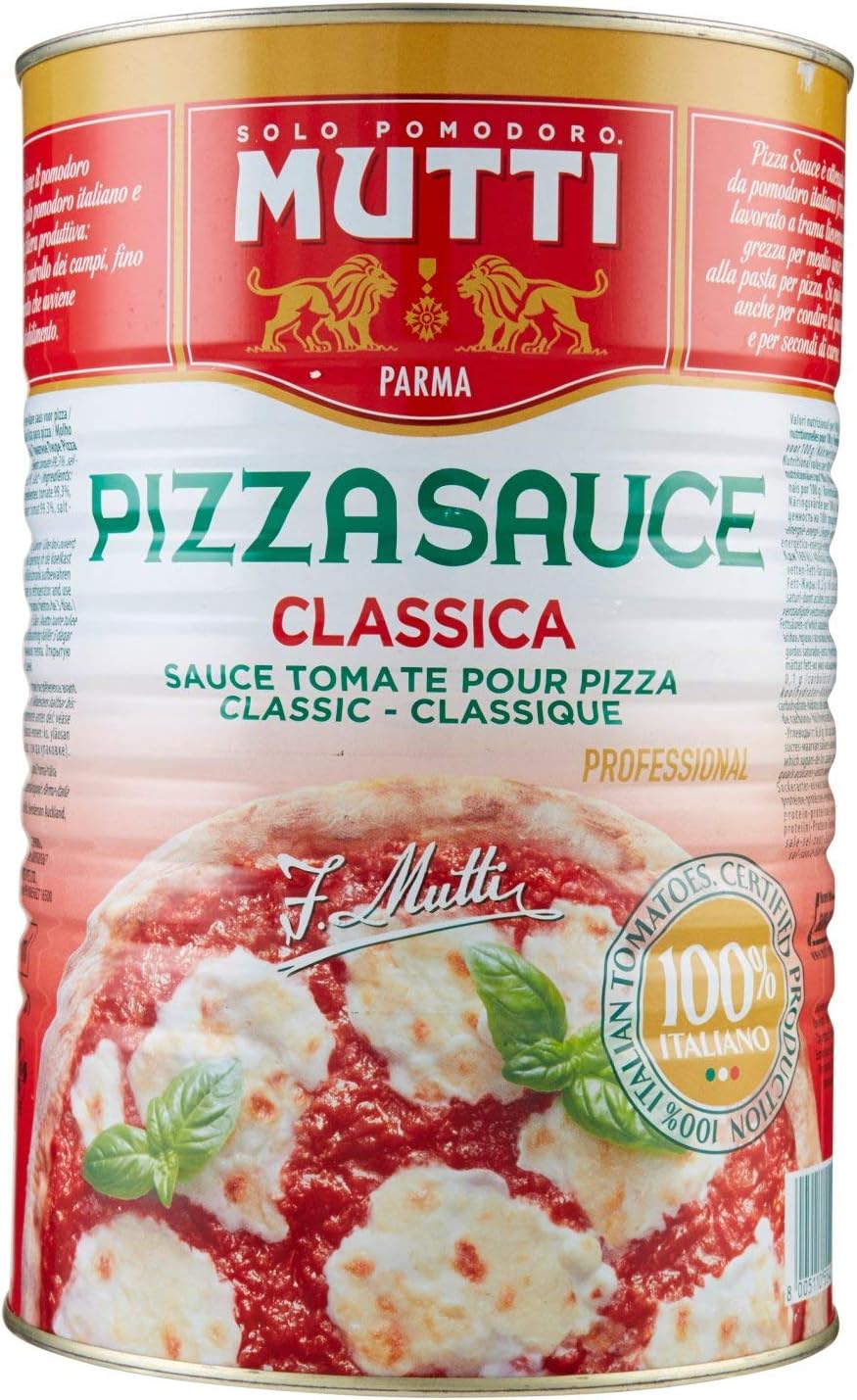Mutti Salsa Pizza Pizzasauce Kg 4 Amazon It Alimentari E Cura Della Casa