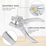 Mygeromon 5mm Eyelet Punch Kit Metal Grommet Hole Pliers Tool for Leather Belts view 5