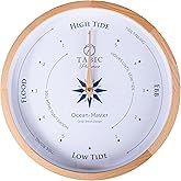 Tabic Planeteco Moon Master - Precise Maanfase Wandklok - Nauwkeurig Maantracking en Leesbare Wijzerplaat - Stijlvolle Ronde Maanfase Klok - Hemelse Woondecoratie