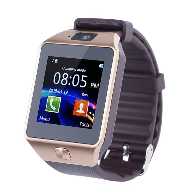 vinteky® DZ09 Bluetooth reloj inteligente con tarjeta SIM ranura ...