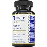 Premier Research Labs Premier Daily One - 60 Vegetarian Capsules | Super Greens, Vegetable Supplements for Adults with Cruciferous Veggies, Milk Thistle for Liver Support, Phytonutrients
