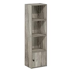 Furinno Luder Shelf Bookcase with 1 Door Storage