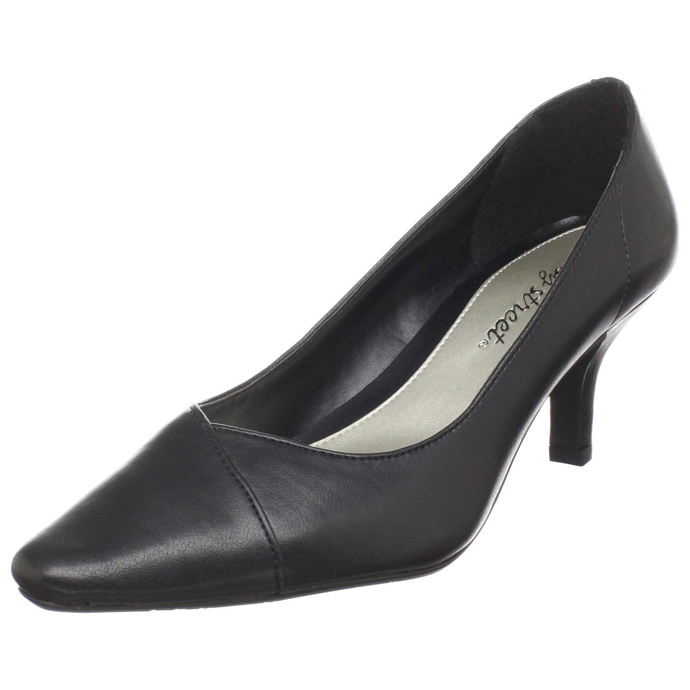 Easy Street Women’s Chiffon Pump,Black,9.5 N US