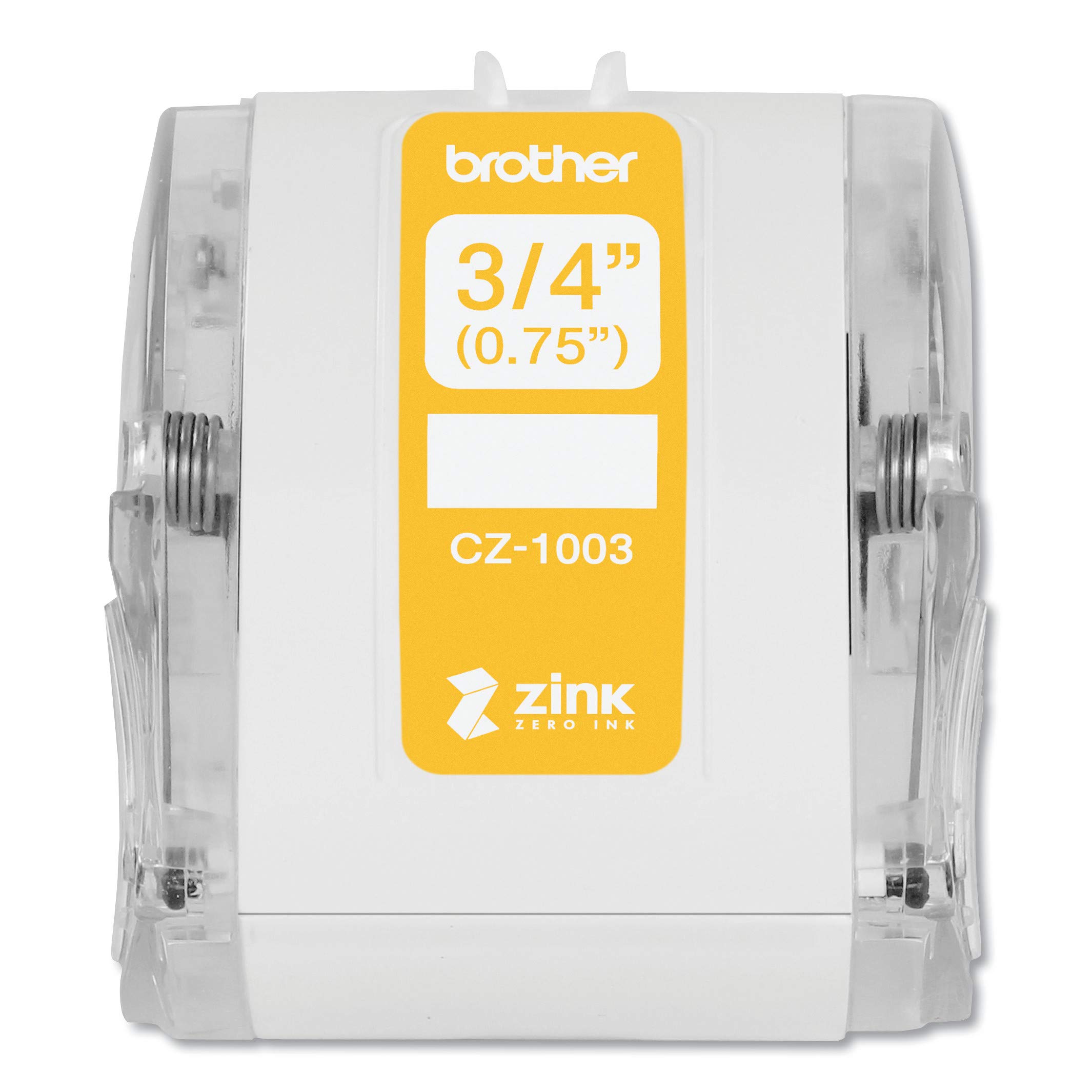 Brother CZ-1003 Zero-Ink Roll Cassette, Continuous Length, 19 mm (W) x 5 m (L), Brother Genuine Supplies, White