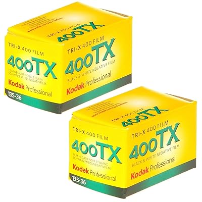 Kodak 8667073 Tri-X 400TX, Black and White Print Film, 35mm, 36 Exposures (Pack of 2)