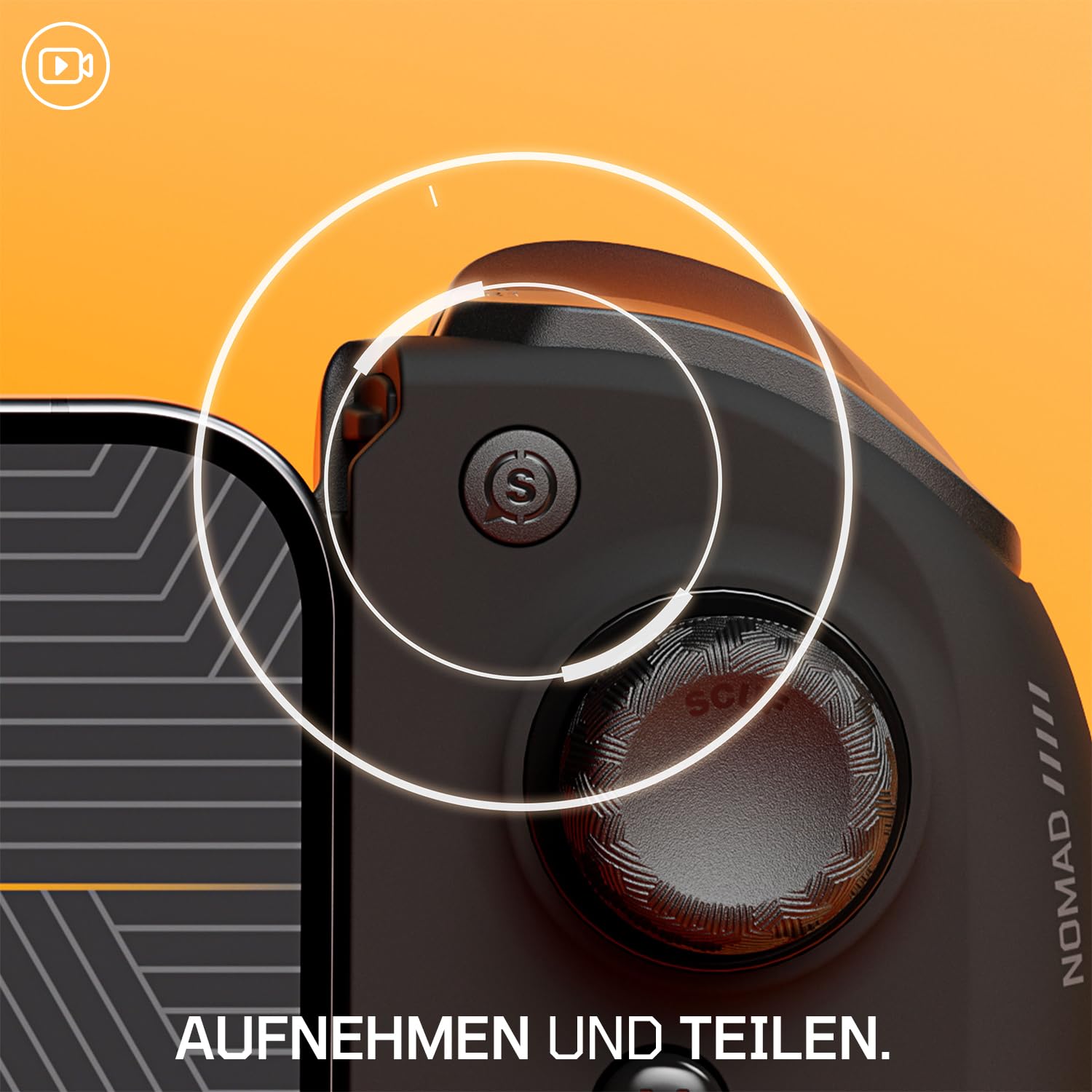 Scuf NOMAD Kabelloser iPhone Controller für Mobiles Gaming – Hintere Paddles – Anti-Drift-Thumbsticks – Bluetooth 5.0 Verbindung – PS Remote, Xbox Game Pass, Apple Arcade, Steam Link – Schwarz 8