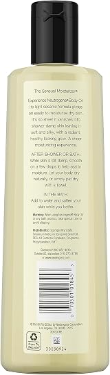 Neutrogena Lightweight Body Oil Dry Skin Sheer Moisturizer Light Sesame 16 fl oz view 8