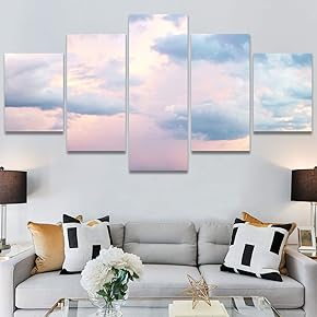 SIGNWIN 5 Panel Canvas Wall Art Modern Art...