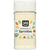 365 by Whole Foods Market, Sprinkles Nonpareils White, 3.15 Ounce