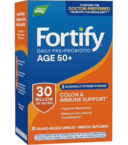 Amazon.com: Nature's Way Fortify Daily Pre+Probiotic Adult 30