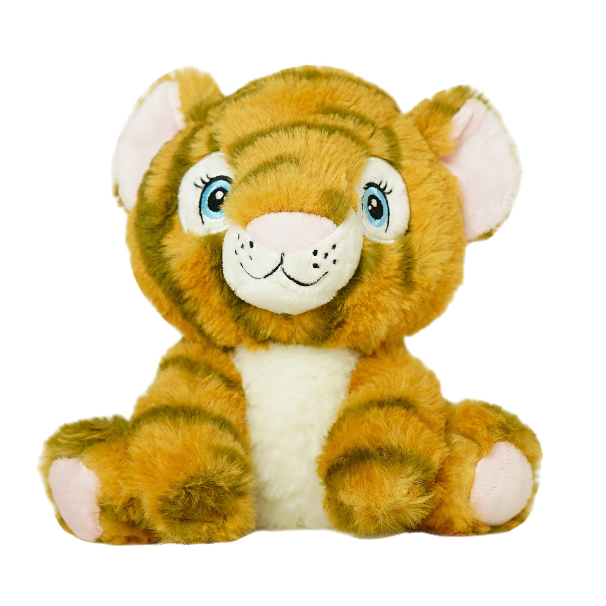 Deluxe Paws Adoptable World Eco Plush, 100% Recycled (Tiger)
