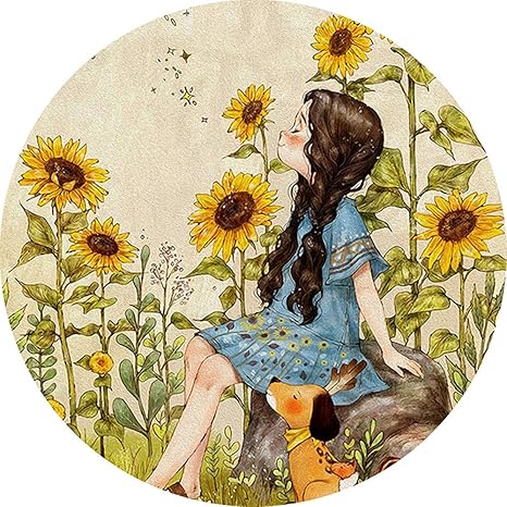 Amazon クロスステッチキット Diy 壁飾り 少女 ホビー プレゼント 森 伝統 手芸 花 刺繍キット アニメ 刺繍図案 クロスステッチ枠 居間飾り 庭の風景 刺しゅう 丸形3枚セット A B C 刺しゅうキット 通販