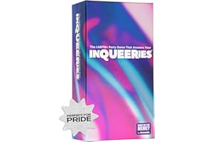 WHAT DO YOU MEME? InQueeries The Pride Party Game — 450 Cards Plus Winner's Crown, Pride Gifts, Gay Gifts, Pride Month Accessories