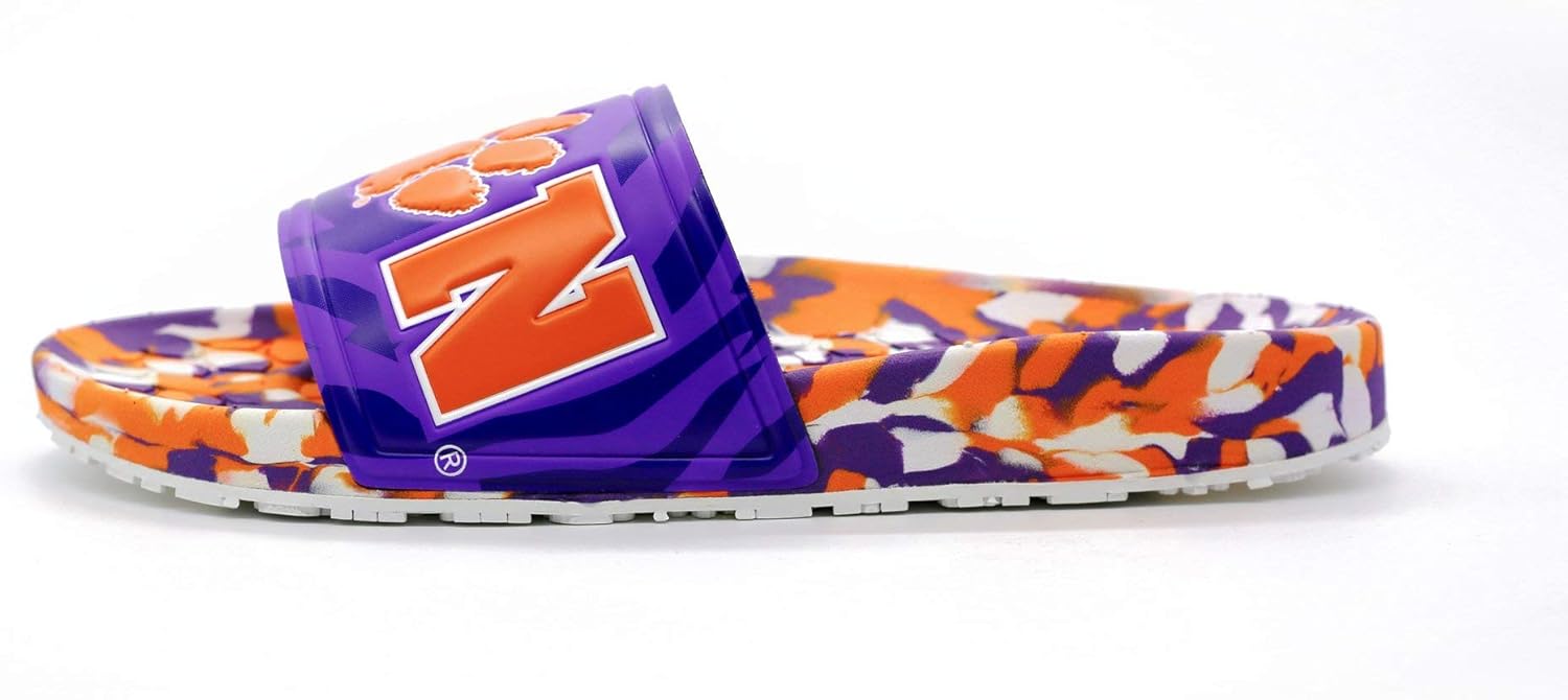 Hype Co NCAA University Sports Slide Sandal Shoe: Clothing