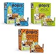 Bobo's Oat Bites Stuff’d Variety Pack, (Chocolate Chip, Peanut Butter Chocolate Chip and Apple Pie) Pack of 15 (1.3 oz Bites) 5 of each, Gluten Free Whole Grain Rolled Oats
