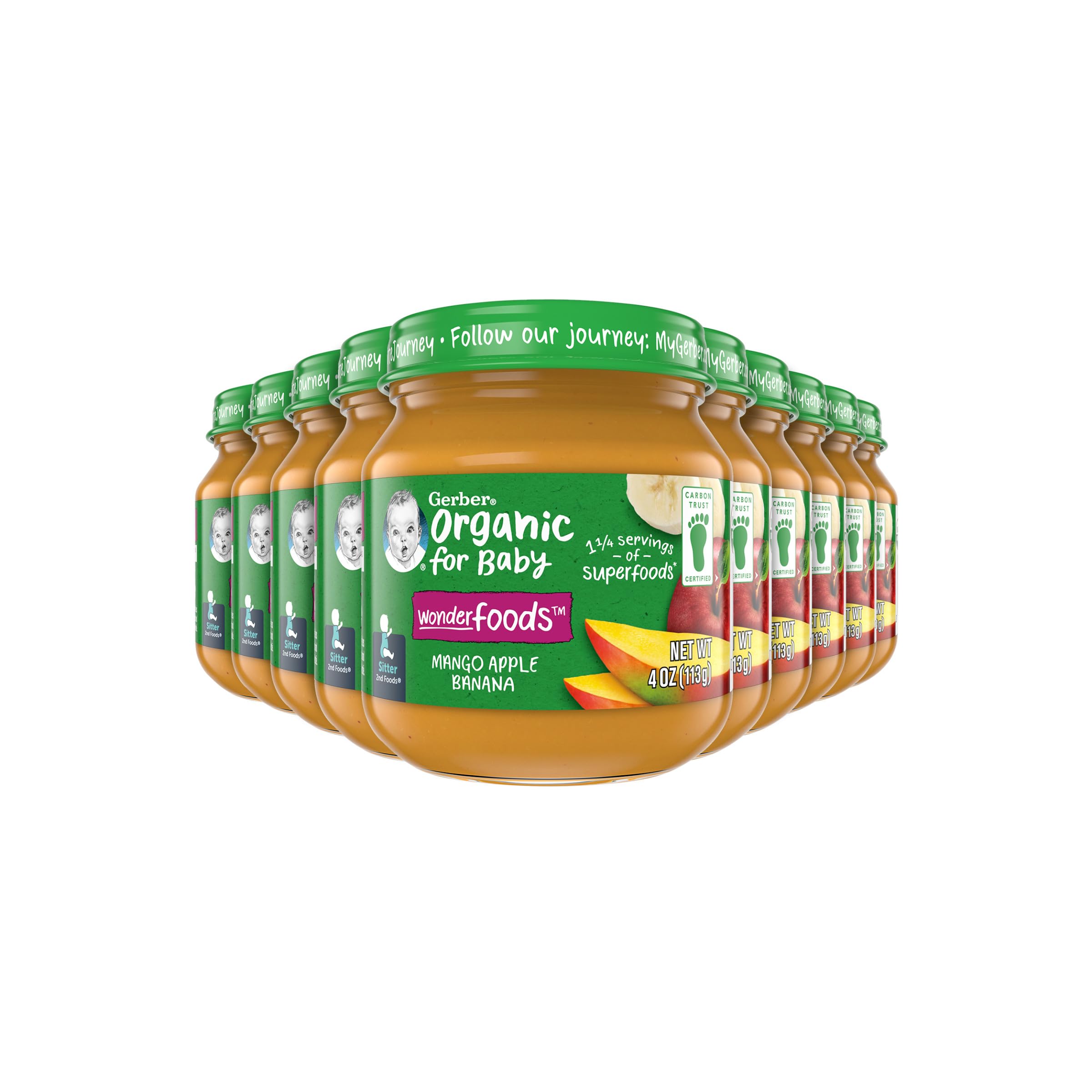 Gerber 2nd Foods Organic for Baby, Mango Apple