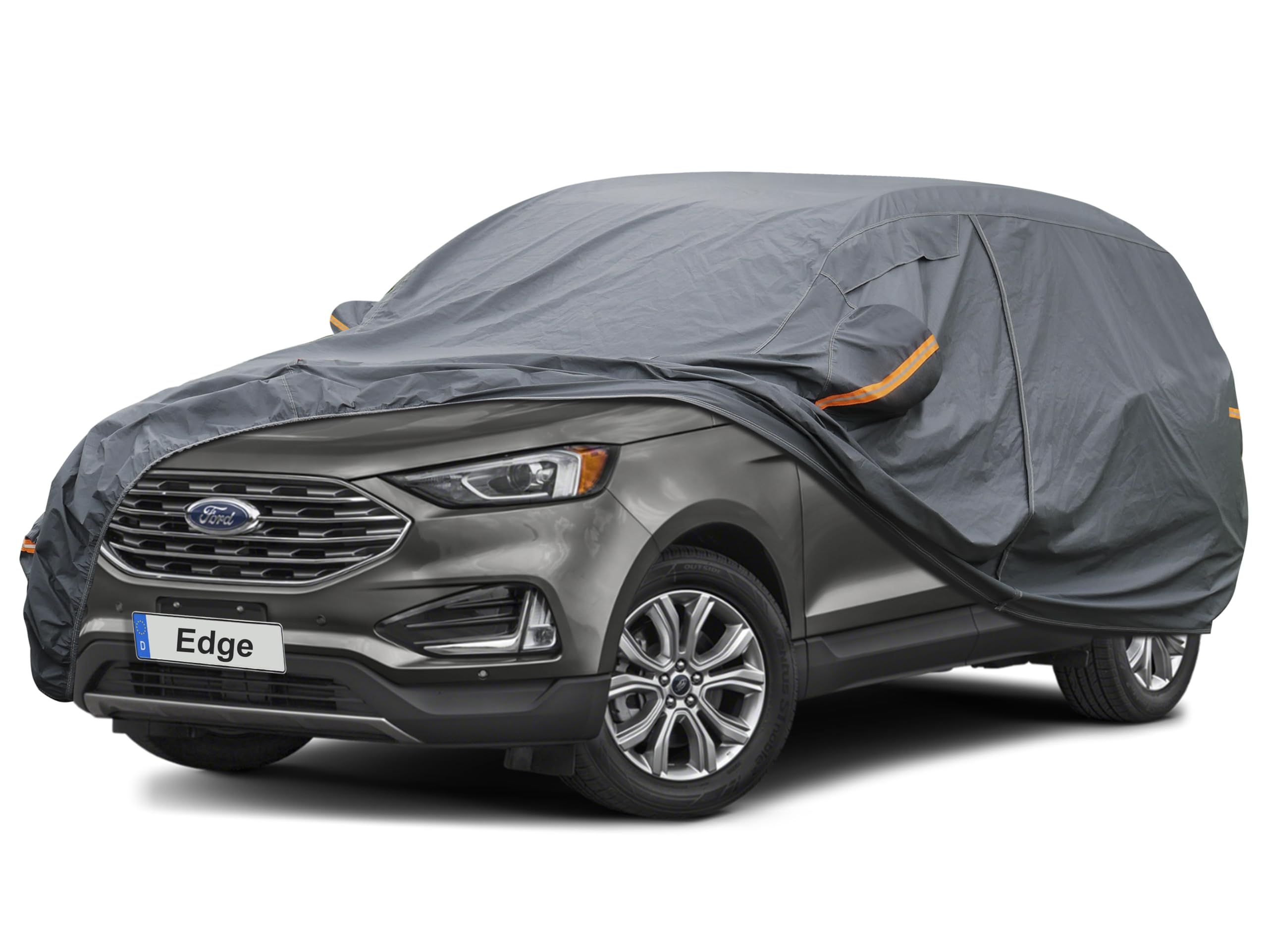 Photo 1 of GUNHYI Premium Car Cover Custom Fit Ford Edge (2007-2025), 16 Layers Heavy Duty Car Cover Waterproof All Weather with Zipper Door for Sun Rain Snow Dust Uv Protection