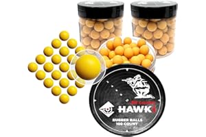 Hawki Rubber Balls .50 or .43 Cal Reusable Training Soft Rubber Balls Less Lethal for Paintball Guns