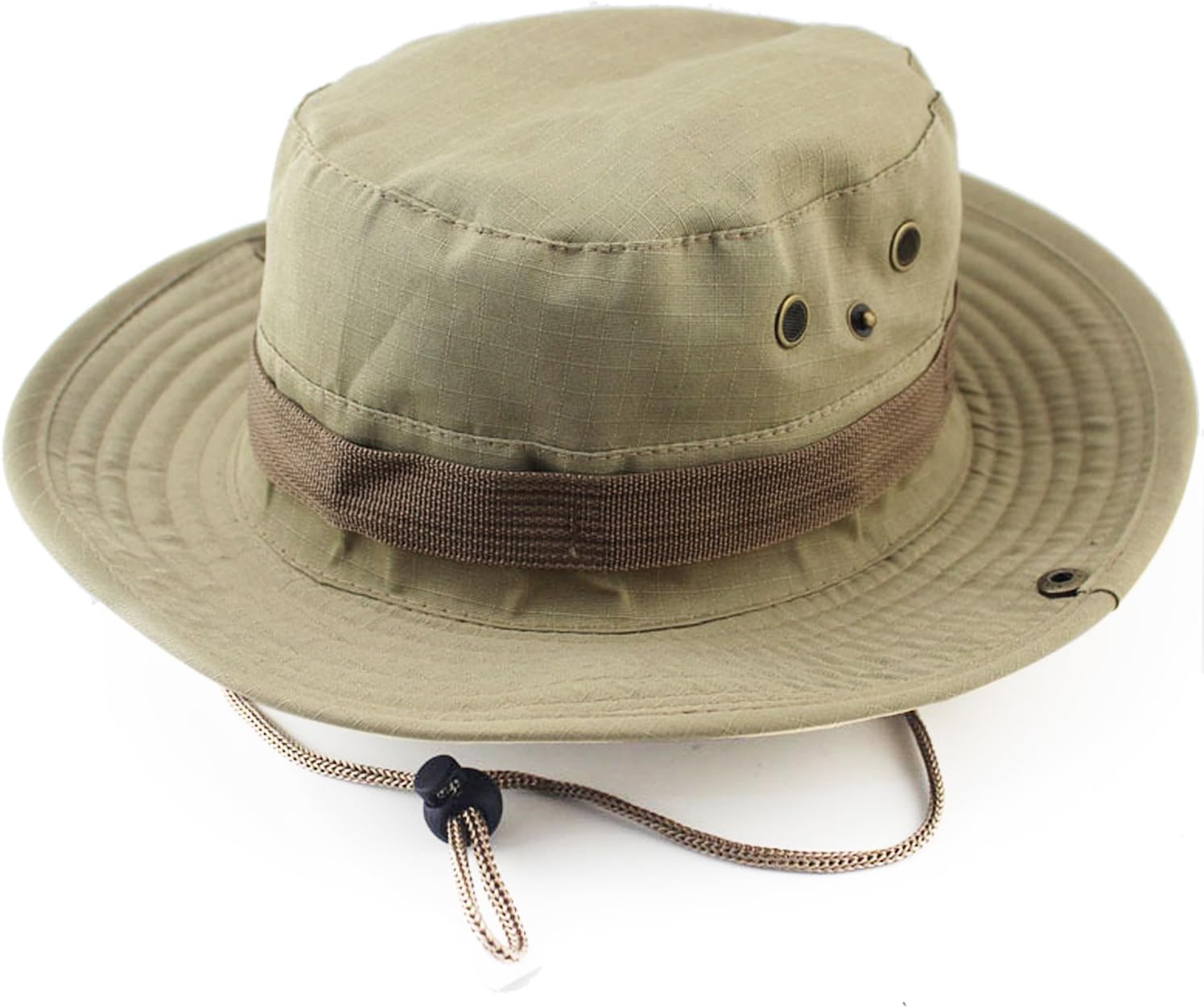 Multifunctional Outdoor Safari Hat with chin strap, Adjustable and