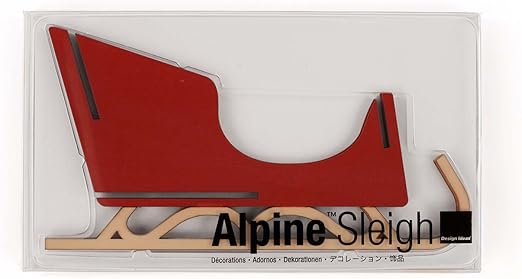 Amazon Com Design Ideas Alpine Sleigh 7 5 X 2 5 X 4 Wooden
