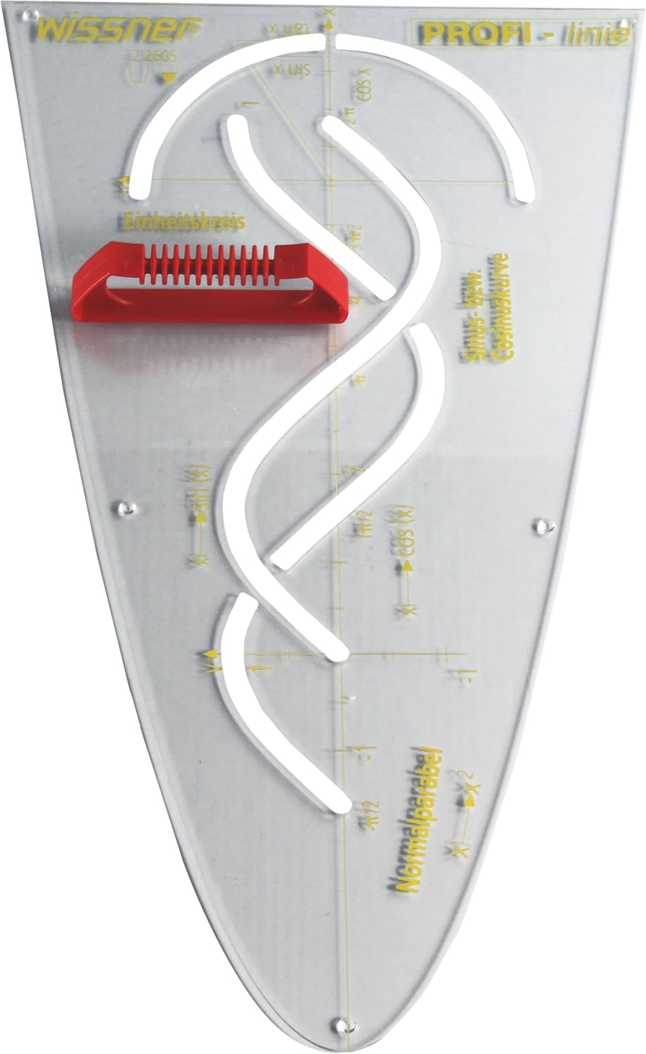 WISSNER active learning Parabola Template, Multi-color, Medium