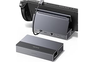 UGREEN Game Consoles Dock for Steam Deck/Switch/Rog Ally/Legion Go, 9-in-1 Steam Deck Docking Station with 4K@60Hz HDMI, Giga
