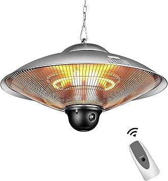 HIGHKAS Elektrische Infrarot-Carbonheizung, 2500W hängende