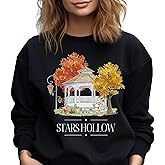Stars Hollow Sweatshirt, Cozy Fall Season Long Sleeve Sweater for Gilmore Girls Lovers, Ideal for Enjoying Coffee