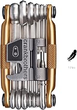 Crankbrothers Multi-19 Tool Bike Tools Aluminium Case Gold 175g 89x45x19mm view 3