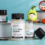 Mont Marte Clay Varnish Gloss 120ml Polymer Air-Dry Pottery Glaze Finish view 5