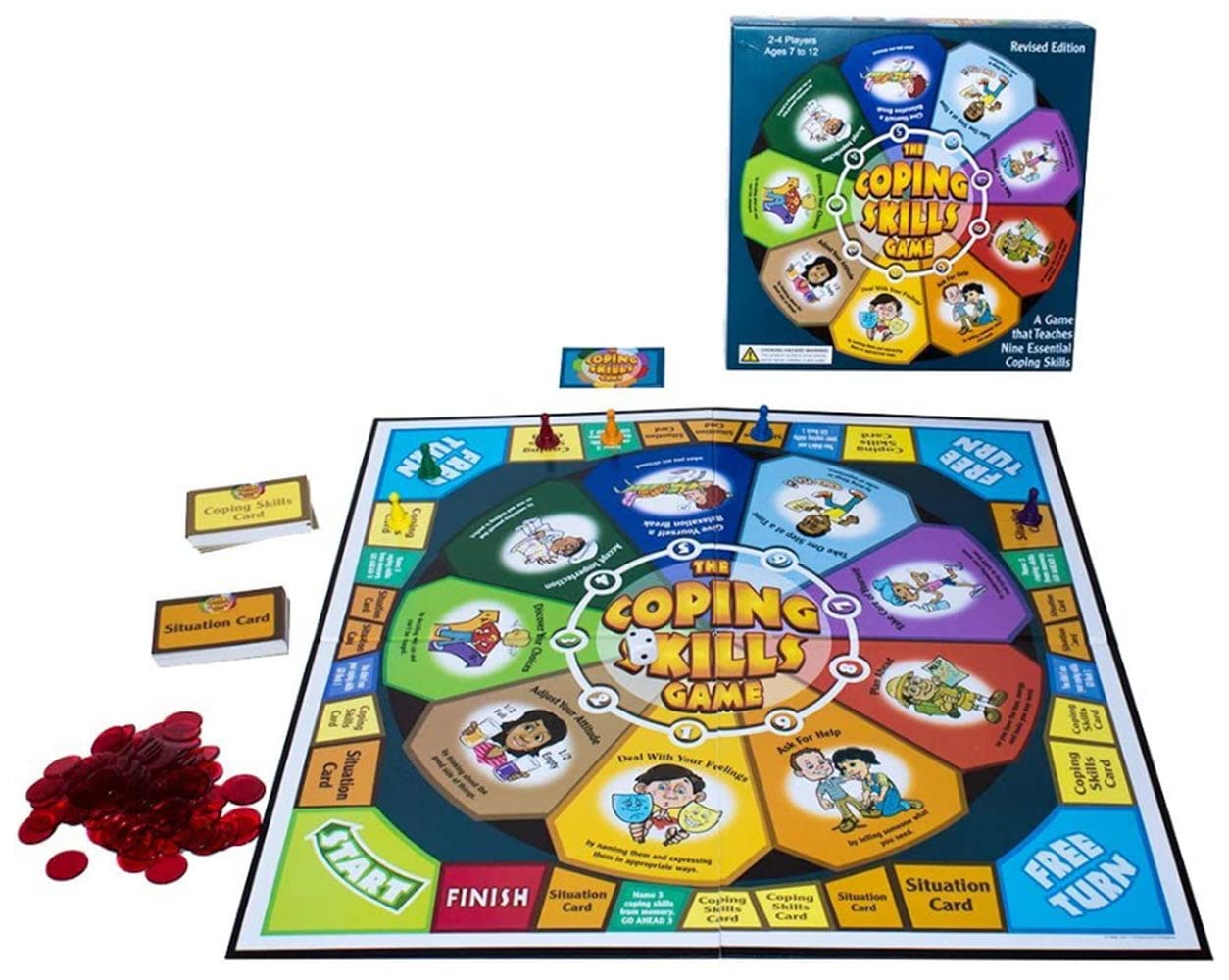 Photo 1 of ******* factory sealed *******( The Coping Skills Game: Nine Essential Skills to Teach Kids How to Deal with Real-Life Problems