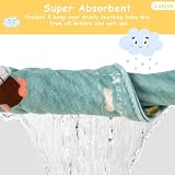 Lanjue Baby Bandana Dribble Bibs 10-Pack Cotton Bibs Adjustable Snaps Blue view 5