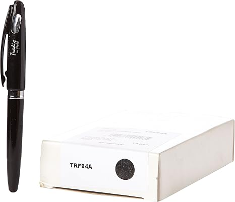 Pentel Tradio Pastell Füllfederhalter Set – 12 Stück In Gelb Mit Blauer Tinte, Weiche Metallfeder