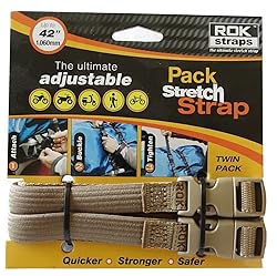 ROK Strap Stretch Adjustable 12-42 2-Pk Coyote Tan
