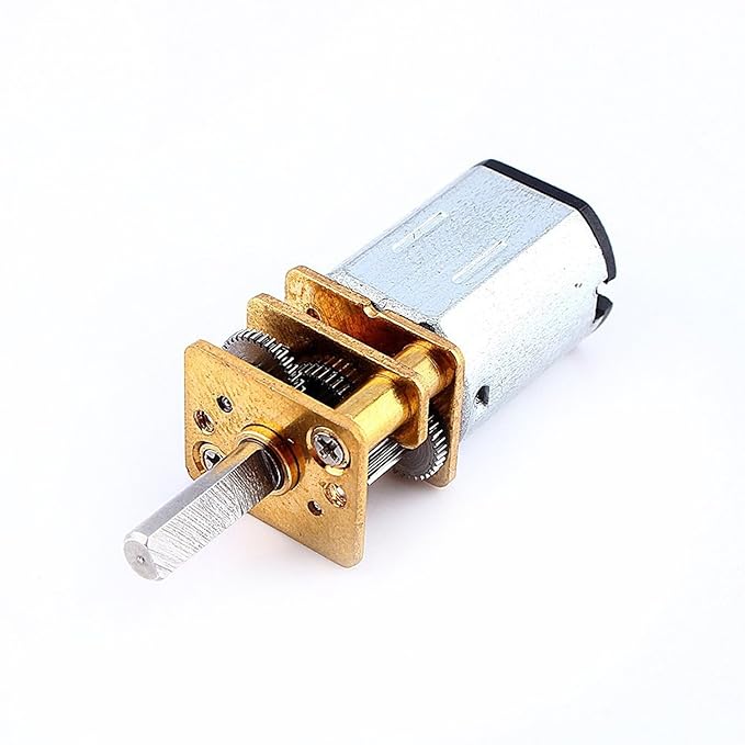 Mini Yosoo DC 6/12V poco ola de par motor con engranaje 50/200/300 RPM con engranaje de metal de recambios N20 para RC-Car, robot aspirador modelo, ...