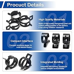 MroMax 10Pcs 1.06"(27mm) ID Spring Band Hose