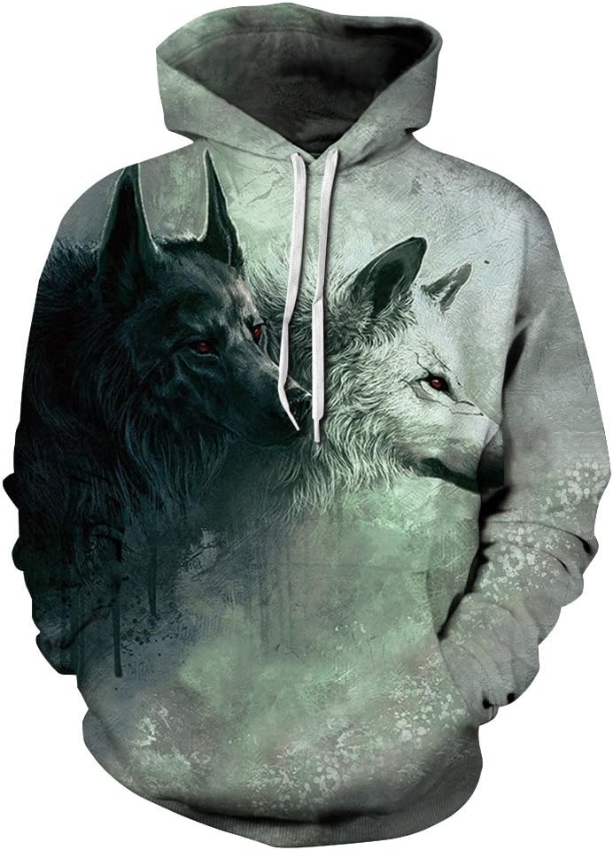 Unisex Realistic 3D Print Galaxy Pullover Hoodie Hooded Sweatshirt