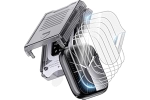 Wumigoo 6 pack for Apple Watch Series 7/8/9 Screen Protector 45mm HD Soft EPU Film [Not Glass] iWatch Protector [Easy to Install] Self-Healing Anti Scratch 0 Bubble HD Touch Sensitive