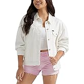 Wrangler womens Relaxed Fit Girlfriend Denim Jacket